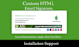 create responsive html email signature