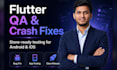 fix flutter app bugs, crashes, UI issues and performance