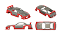 make printable custom 3d body kit set from 3d scan hotwheels