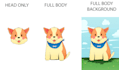 draw your pet into a cute kawaii character