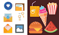 design custom icons, iconography, infographic