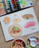 paint realistic watercolor food and drink illustration
