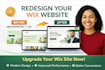 wix design wix website redesign website design wix website development redesign
