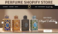 design perfume shopify store fragrance website cologne store