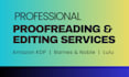 do professional christian book editing and proofreading