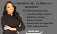 design commercial cleaning website office cleaning, house cleaning website