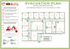 draw fire emergency evacuation plan, safety exit diagrams