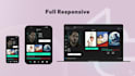 create responsive web interfaces with react, and typescript