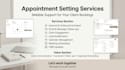 handle all your appointment setting needs