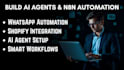 build ai chatbot, chatgpt bot, whatsapp and website chatbot integration