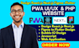 do HTML reactjs pwa UI UX design PHP website figma mobile app figma to bubbleio