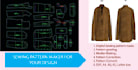 make pattern, grading, PDF, and dxf for your design