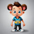 design custom cartoon character, mascot