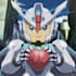 create mecha or robot in chibi anime style