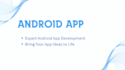 develop android apps in java with clean and modern UI