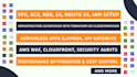 be your AWS cloud architect for setup, automation, security, and fixes