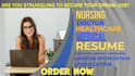 write nursing, healthcare, medical resume