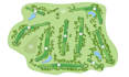 create a professional 9 or 18 hole golf course map in vector format