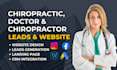 build chiropractic website chiropractic, chiropractor leads chiropractor website