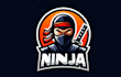 make a high quality ninja warrior mascot logo with new concept
