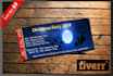 design christmas party tickets