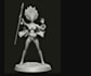 build 3d miniature stl model, kitbash 3d model,  monster in unique style