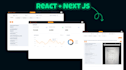 be your react js frontend developer with next js typescript and modern UI