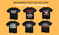 create funny t shirt designs for your pod store