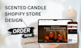 build shopify candle store candle dropshipping website to grow your brand online