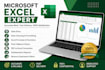 do ms excel cleaning, organize, reports and dashboard