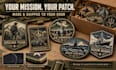 design military army tactical patch badge sticker mascot and circular logo