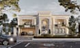 create realistic 3d architectural render for exterior design