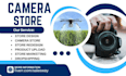 design profitable camera shopify store photography store drone cctv shopifystore