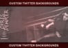 design a custom Twitter background