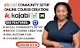 skool community setup, ghl skool online course creation, skool membership tier