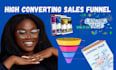 build high converting sales funnel with systemeio  gohighlevel and landing page