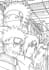 draw a coloring anime page