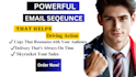 write converting sales email copy and email sequence for your email marketing