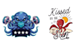 create drawing octopus logo vector illustration design