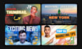 design attractive youtube thumbnail