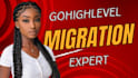 migrate clone gohighlevel website, gohighlevel sales funnel, virtual assistant