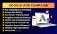 setup, optimize and manage google ads adwords PPC campaigns to boost sales