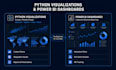 create data visualization dashboard using python, power bi
