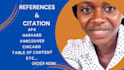 create your references and citations in apa, harvard style
