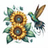 draw an animal and botanical illustration