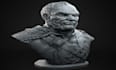 do 3d modeled character,cut and key,textured character,printable model,head bust