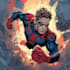 draw superhero comic, comic art