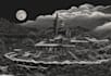 make dark illustration with engraving approach