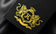 design a heraldic and luxury modern logo