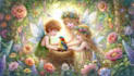 draw cute children story book illustration and story book design